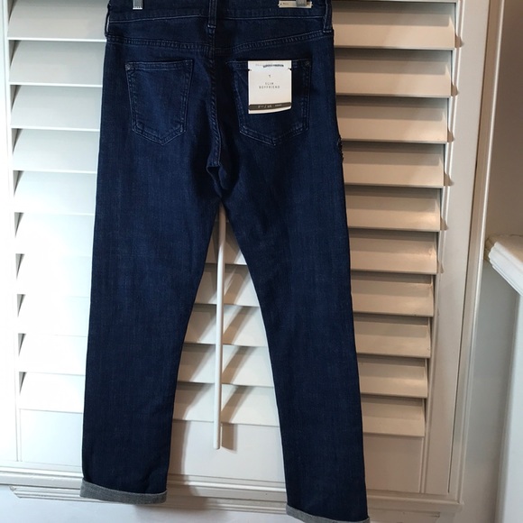 Anthropologie slim boyfriend jeans sequins NWT 8 - Picture 7 of 10